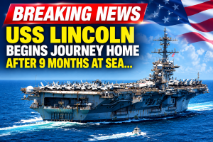 ⚓ USS Lincoln Begins Journey Home After 9 Months at Sea…