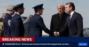🚨 SHOWDOWN IN D.C.: 46 Democratic Senators Confront Pete Hegseth Over Iran War! …